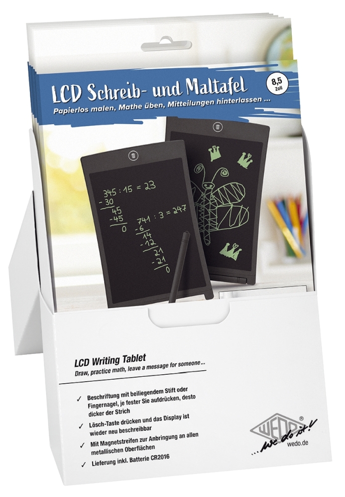 LCD-Schreibtafel mit Stift 8,5 Zoll