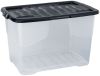 Ablagebox XW203 transparent/schwarz