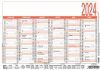 Wandkalender A5 6M 1S