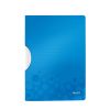 Klemmappe A4 Wow blau metallic