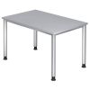 Schreibtisch 120x80cm grau