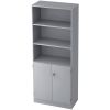 Flügeltürenschrank 5OH Solid grau