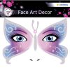 Sticker Face Art Butterfly