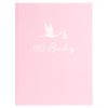 Babytagebuch Storch rosa