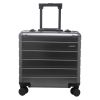 Business Trolley Aluminium grau