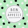 Motivserviette 33x33cm Bon Appetit