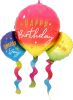 Folienballon Happy Birthday Balloons