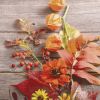 Motivserviette 33x33cm Herbst