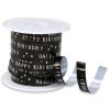 Ringelband Birthday 10mm-100m schwarz