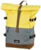 Schulrucksack Roll up two butter / grey