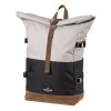 Schulrucksack Roll up two light grey