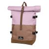 Schulrucksack Roll up two Mauve /Biscuit