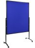 Moderatorentafel Textil 150x120cm blau